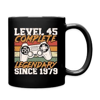 45th Birthday Level 45 Complete Né en 1979 - Mug uni - noir - Droite