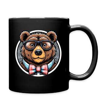 Bear - Full Colour Mug - black - Right