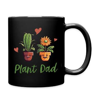 Die Freude eines Gartenliebhabers - Tasse einfarbig - Schwarz - Rechts