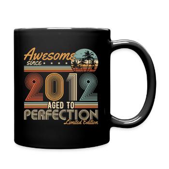Original 2012 Vintage Vintage Anniversaire Rétro - Mug uni - noir - Droite