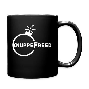 Knuppefreed - Tasse einfarbig - Schwarz - Rechts