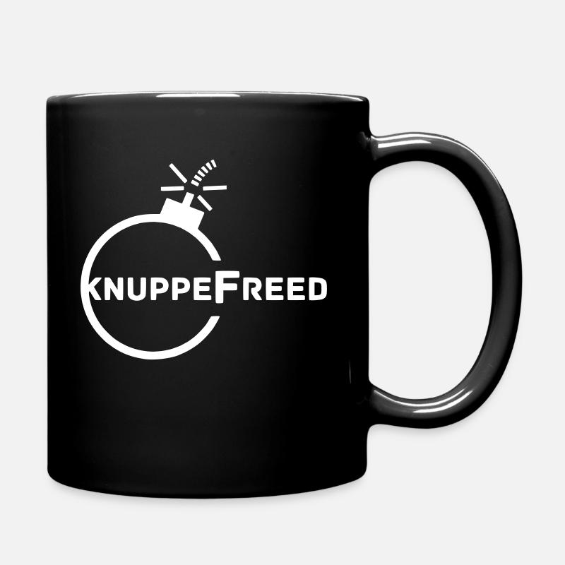 Knuppefreed - Tasse einfarbig - Schwarz