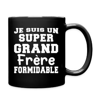 Je Suis Un Grand Frère Formidable - Cadeau - Mug uni - noir - Droite