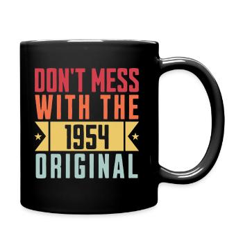 1954 Original birthday gift - Full Colour Mug - black - Right