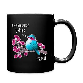 Bird - Full Colour Mug - black - Right