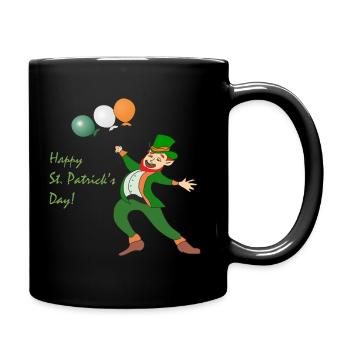 Bonne fête de la Saint-Patrick - Mug uni - noir - Droite