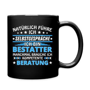 Je me parle à toi-même - Undertaker Edition - Mug uni - noir - Droite