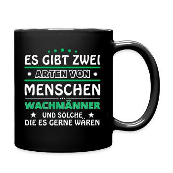 Cadeau d’agent de sécurité - deux types de... Concevoir - Mug uni - noir - Droite
