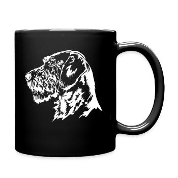 Griffon Korthals Portrait Chiens Chien Wilsigns - Mug uni - noir - Droite