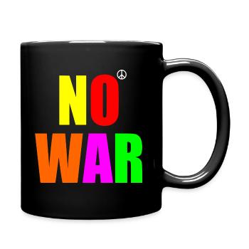 No war - Mug uni - noir - Droite