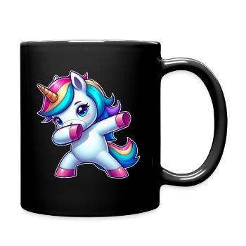 Licorne Dab Licornes Cadeau - Mug uni - noir - Droite