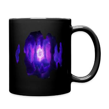Peinture à l’aquarelle Mystic Cave - Mug uni - noir - Droite