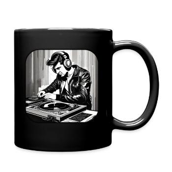 Cool Music DJ - Full Colour Mug - black - Right