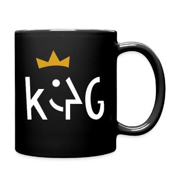 King - König - Full Colour Mug - black - Right