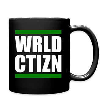 Wrld ctizn - world citizen - Mug uni - noir - Droite