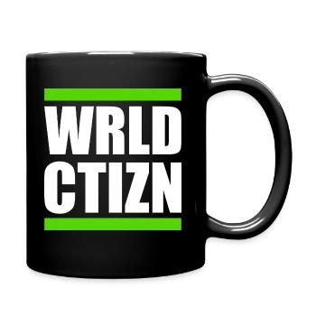 world citizen - Wrld ctizn - Mug uni - noir - Droite