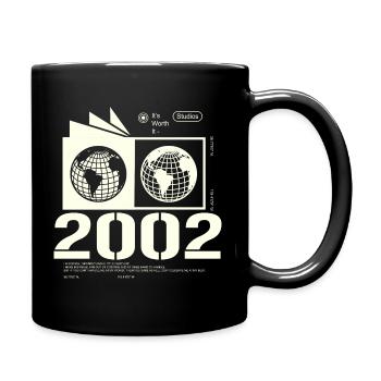 Jahrgang 2002 Retro Geburtstag Geschenk 2002 - Tasse einfarbig - Schwarz - Rechts