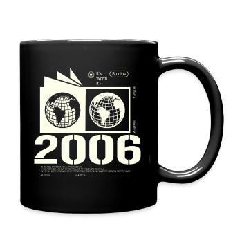 Jahrgang 2006 Retro Geburtstag Geschenk 2006 - Tasse einfarbig - Schwarz - Rechts