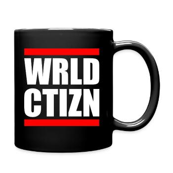 Wrld ctizn - world citizen - Mug uni - noir - Droite