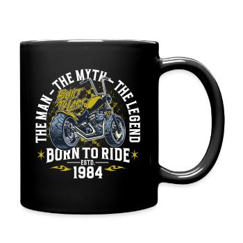 1984 Vintage Man Myth Legend Moto - Mug uni - noir - Droite
