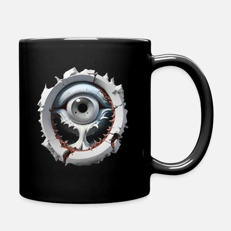 The magic eye - Tasse einfarbig - Schwarz