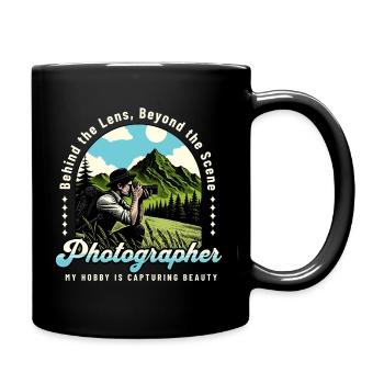 Photographer Photography Camera - Full Colour Mug - black - Right