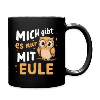 oiseau de nuit hibou hibou oiseau - Mug uni - noir - Droite