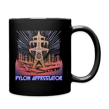 Pylon Appreciator - Colour - Full Colour Mug - black - Right