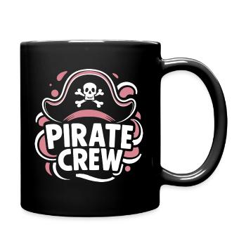 Pirat Piraten Fasching Halloween - Tasse einfarbig - Schwarz - Rechts