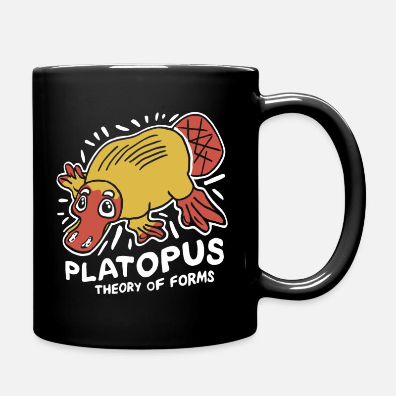 Theory of Forms - Platopus Design - Tasse einfarbig - Schwarz