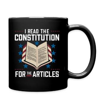 History with humor – For all article readers - Full Colour Mug - black - Right