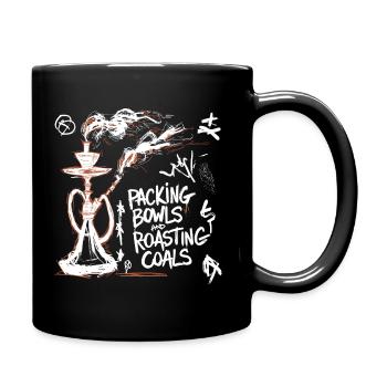 Shisha-Liebhaber Lifestyle Design - Tasse einfarbig - Schwarz - Rechts