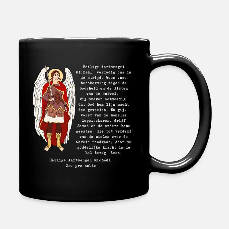 Prière de saint Michel. - Mug uni - noir