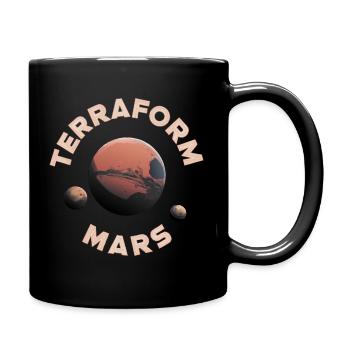 Mars Planète Planète Système Solaire - Mug uni - noir - Droite