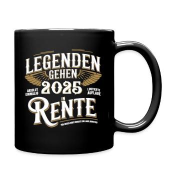 Les légendes prendront leur retraite en 2025 - Mug uni - noir - Droite