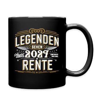 Legends to retire in 2027 - Full Colour Mug - black - Right