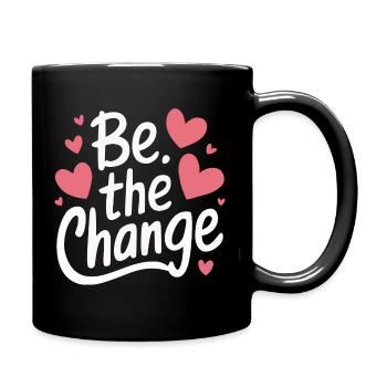 Altruisme Don désintéressé Donner d’école - Mug uni - noir - Droite