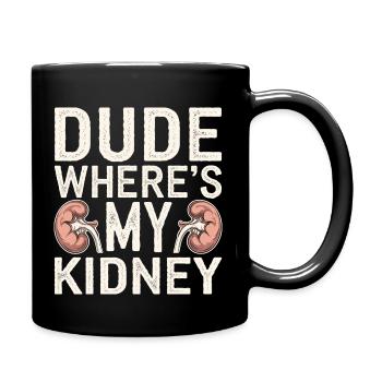 L’humour pour les crises sanitaires - Mug uni - noir - Droite