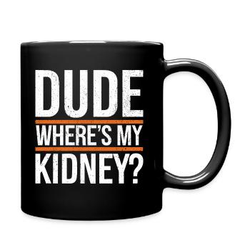 L’humour pour les crises sanitaires - Mug uni - noir - Droite