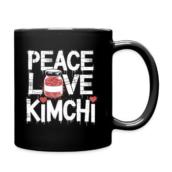 For all kimchi lovers - Full Colour Mug - black - Right