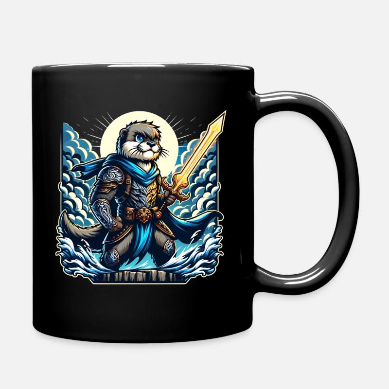 MutiOtter Guerrier avec épée magique - Mug uni - noir