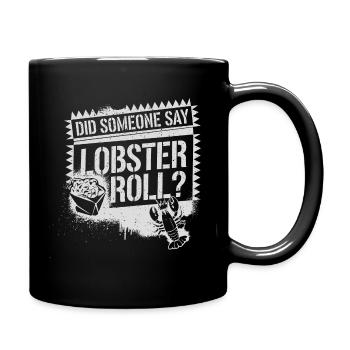 For all seafood lovers - Full Colour Mug - black - Right