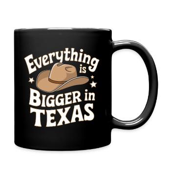 Texas State Texans Texas - Full Colour Mug - black - Right