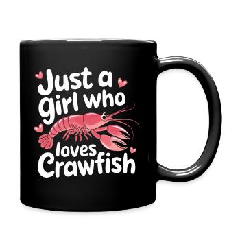Homards, crabes, crevettes, fruits de mer - Mug uni - noir - Droite