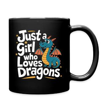 Dragon Mystic Dragon Fantasy - Full Colour Mug - black - Right