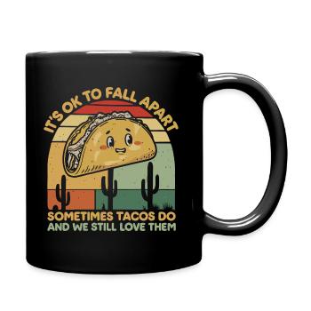 Inspiration with a taco twist - Full Colour Mug - black - Right