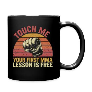 MMA lifestyle for fighters - Full Colour Mug - black - Right