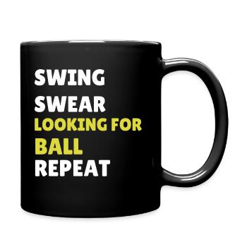 Swing Swear Look For Ball Repeat - Mug uni - noir - Droite