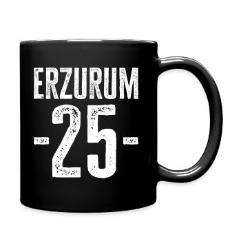 Erzurum 25 – Stolz auf Tradition und Stärke - Tasse einfarbig - Schwarz - Rechts