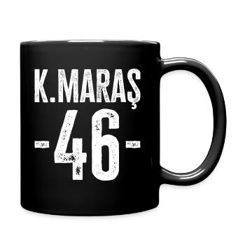 Kahramanmaraş 46 – Geschichte aus Türkiye - Tasse einfarbig - Schwarz - Rechts